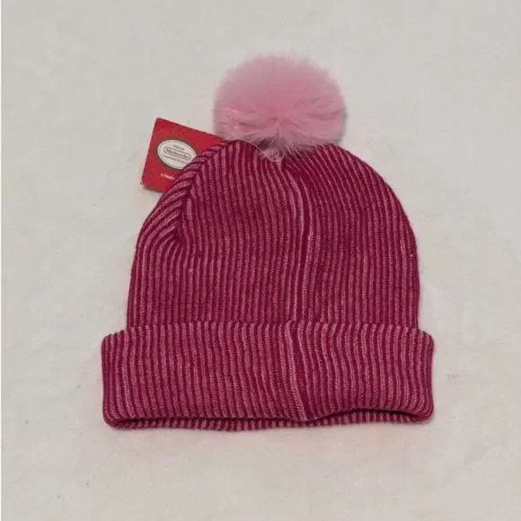 Super Mario Girl's Pink One Size Beanie - Picture 4 of 5